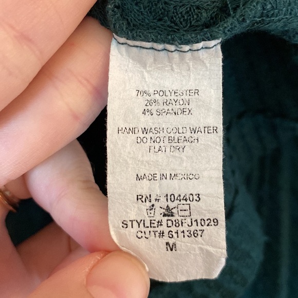 Blu Pepper green button up cardigan - Picture 3 of 7